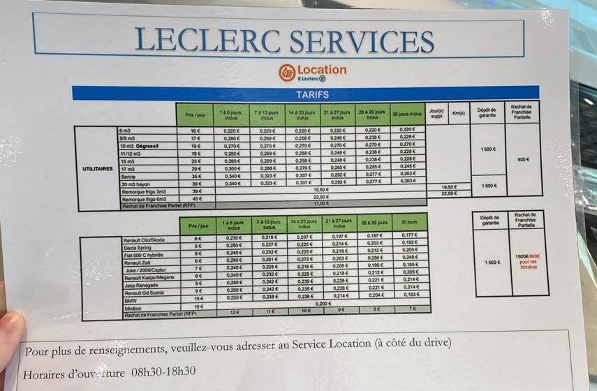 grille-tarifaire-location-vehicule-leclerc